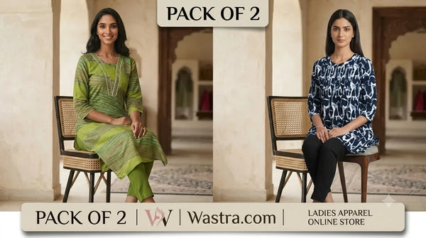 Co-Ord Set For Women (Pack Of 2)
