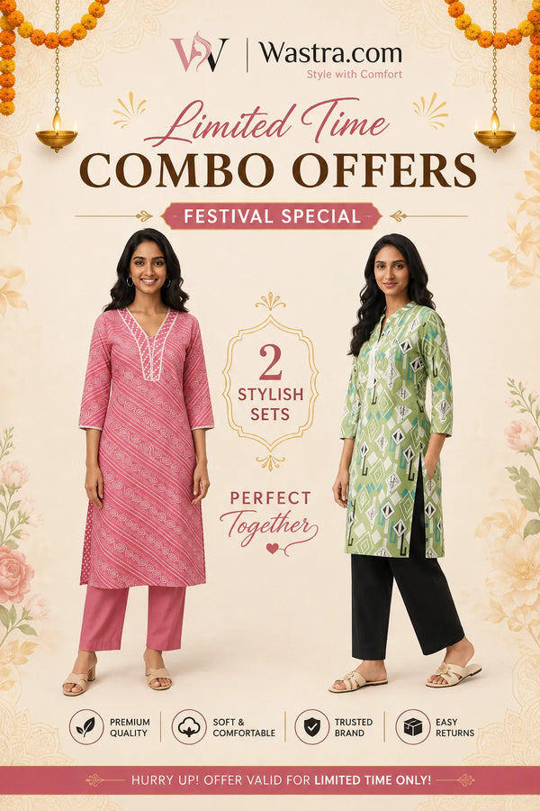Co-Ord Set For Women (Pack Of 2)