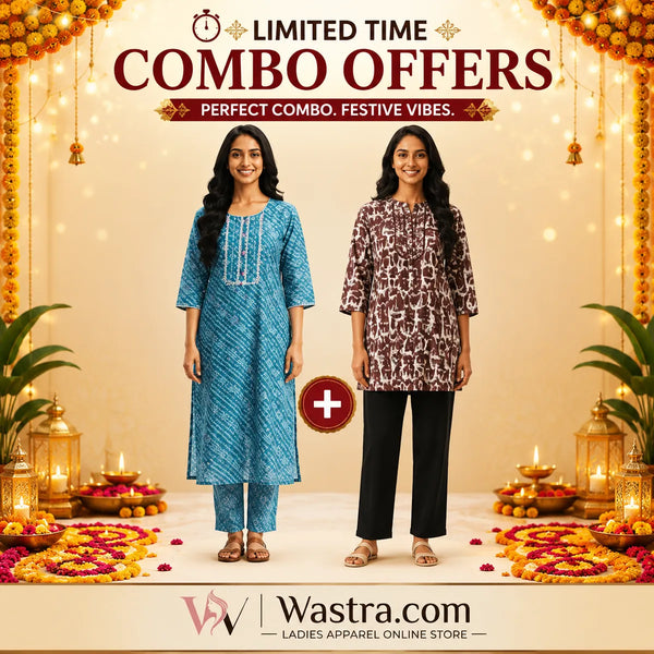 Co-Ord Set For Women (Pack Of 2)
